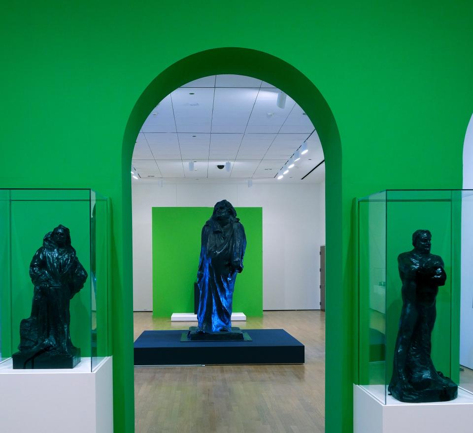 Sculptures from "True Nature: Rodin and the Age of Impressionism," a major exhibition of 100 artworks including sculptures, paintings, prints and photographs celebrating artist Auguste Rodin, is shown in June at the Oklahoma City Museum of Art.