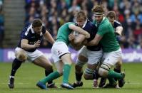 Britain Rugby Union - Scotland v Ireland - Six Nations Championship - BT Murrayfield Stadium, Edinburgh - 4/2/17 Jonny Gray of Scotland Reuters / Russell Cheyne Livepic