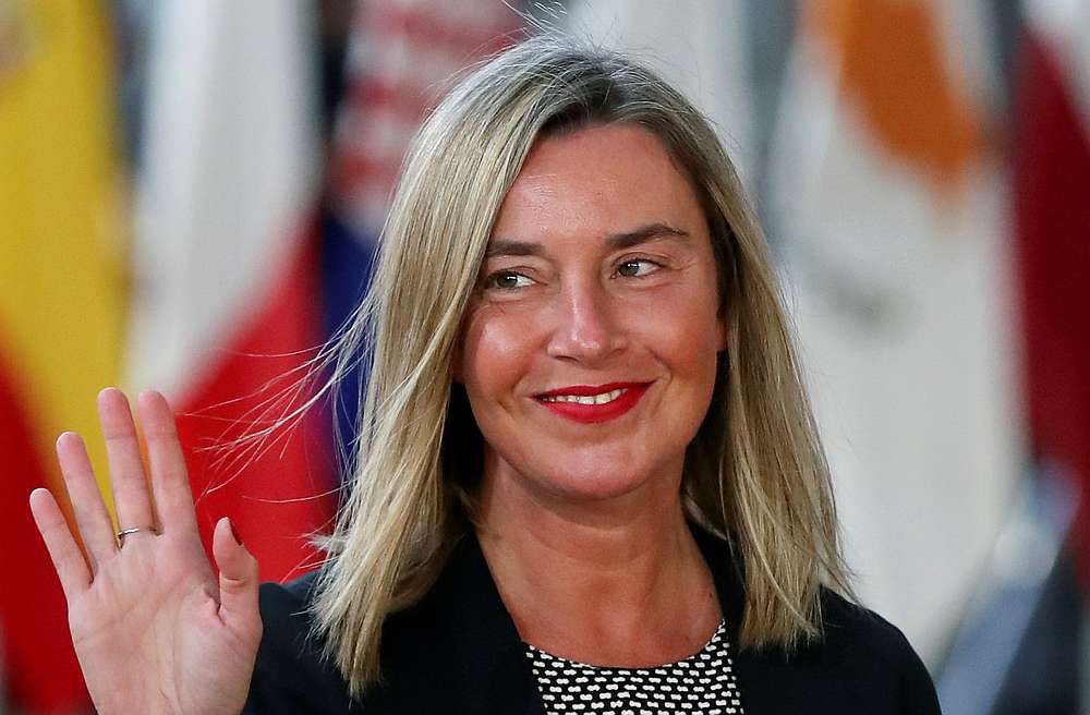 Mogherini called for the men to be released immediately, and for the human rights of LGBT persons to be guaranteed and protected according to Malaysia's international obligations. — Reuters pic