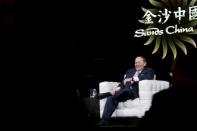 Gambling giant Las Vegas Sands Corp's Chief Executive Sheldon Adelson smiles during a news conference in Macau, China December 18, 2015. REUTERS/Tyrone Siu