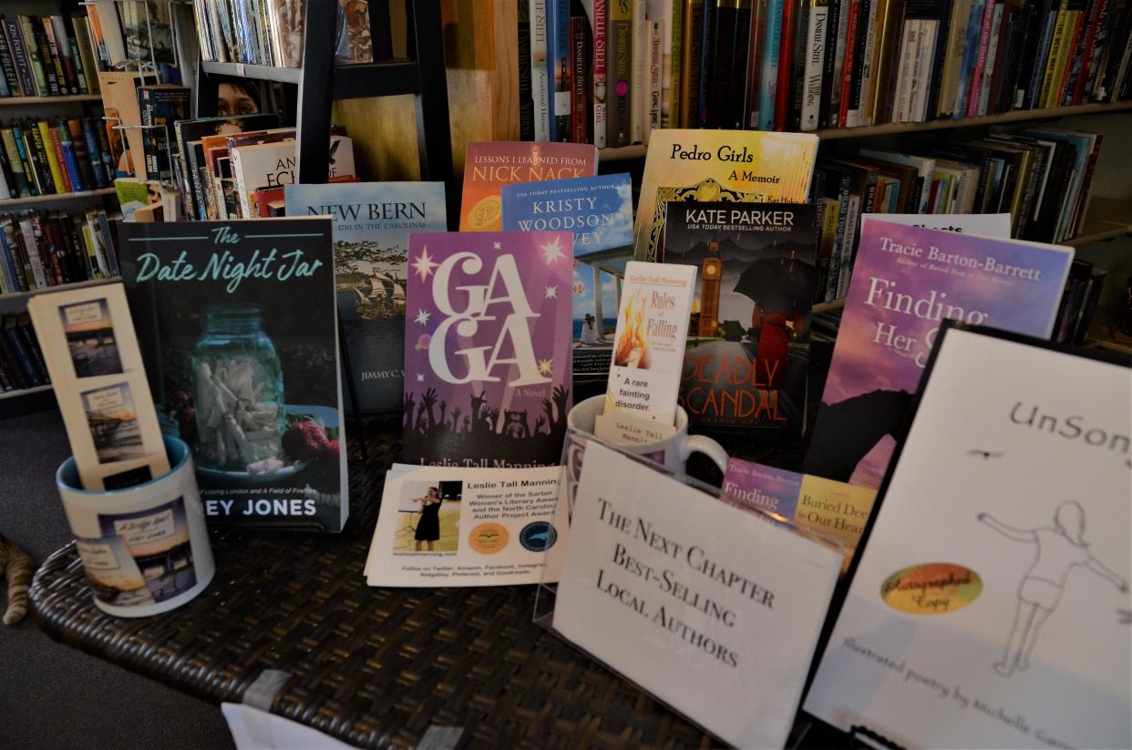 Books by talented local authors are featured weekly at The Next Chapter Books and Art, located at 320 S. Front Street in Bern.