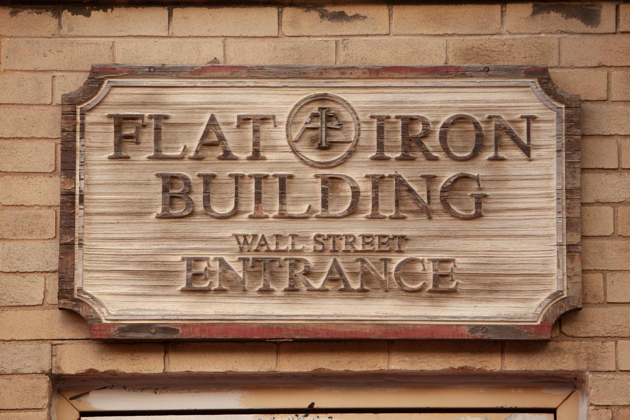 The Flat Iron Hotel is a historic building in downtown Asheville that's been renovated for a new hotel.