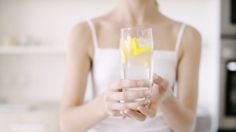 lemon water