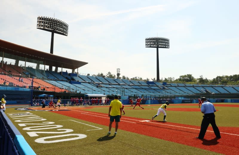 Softball - Women - Opening Round - Australia v Japan