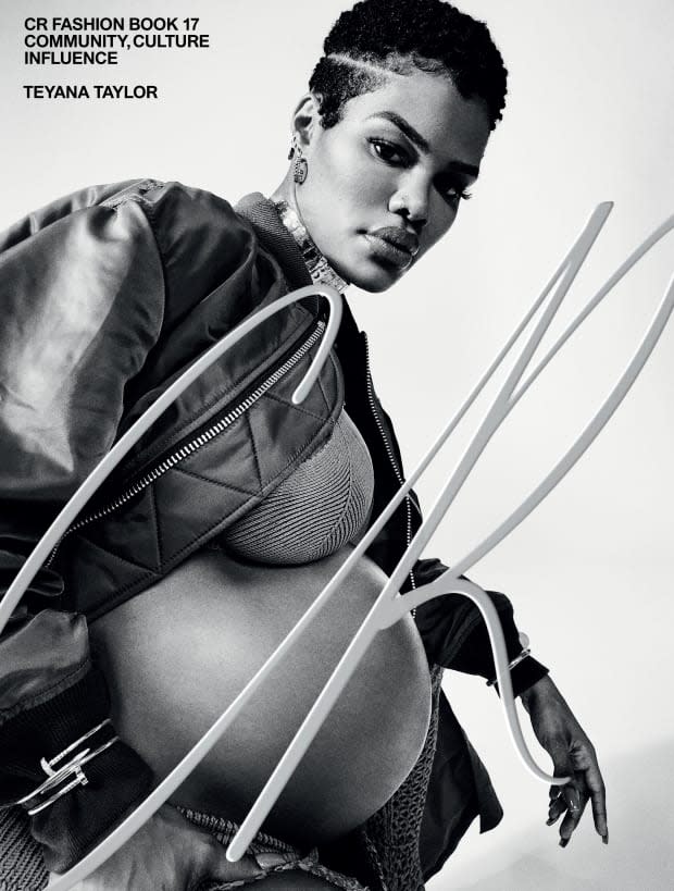 <p>Teyana Taylor on the cover of <em>CR Fashion Book</em> Issue 17.</p>