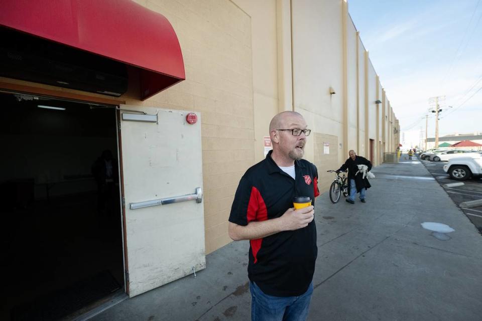 Berberian Center Director Jim Stokes at the Salvation Army Berberian Center in Modesto, Calif., Thursday, Nov. 16, 2023.