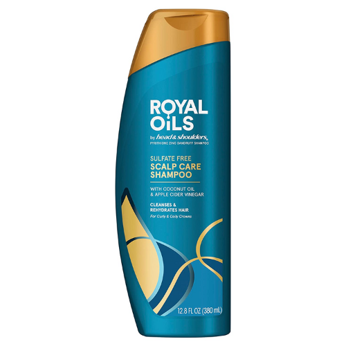 Head & Shoulders Royal Oils dandruff shampoo against white background