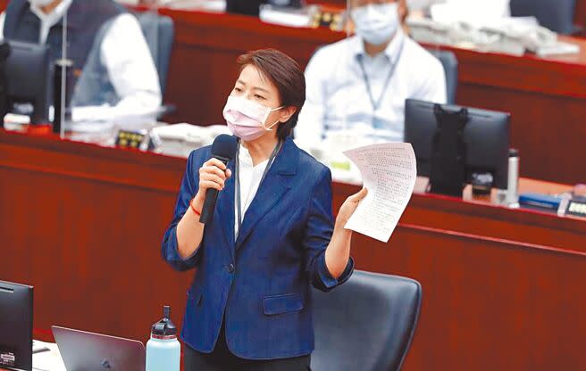 台北市副市長黃珊珊遭質疑濫用行政資源。（本報資料照片）