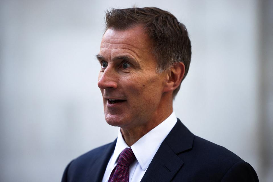 New Chancellor of the Exchequer Jeremy Hunt (REUTERS)