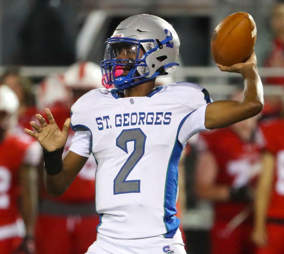 St. Georges' Donovan Brooks is among those set to play in the 67th Blue-Gold All-Star football game.