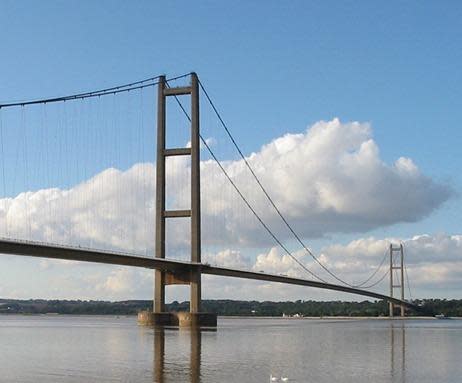 The Humber Bridge near Hessle in the East Riding of Yorkshire. (Photo: LDRS)