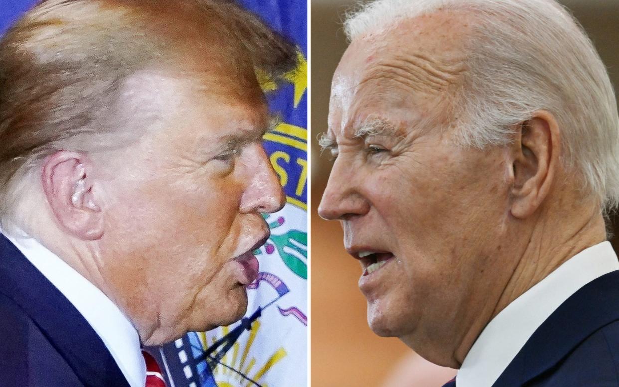 Joe Biden has now taken a small lead over his rival