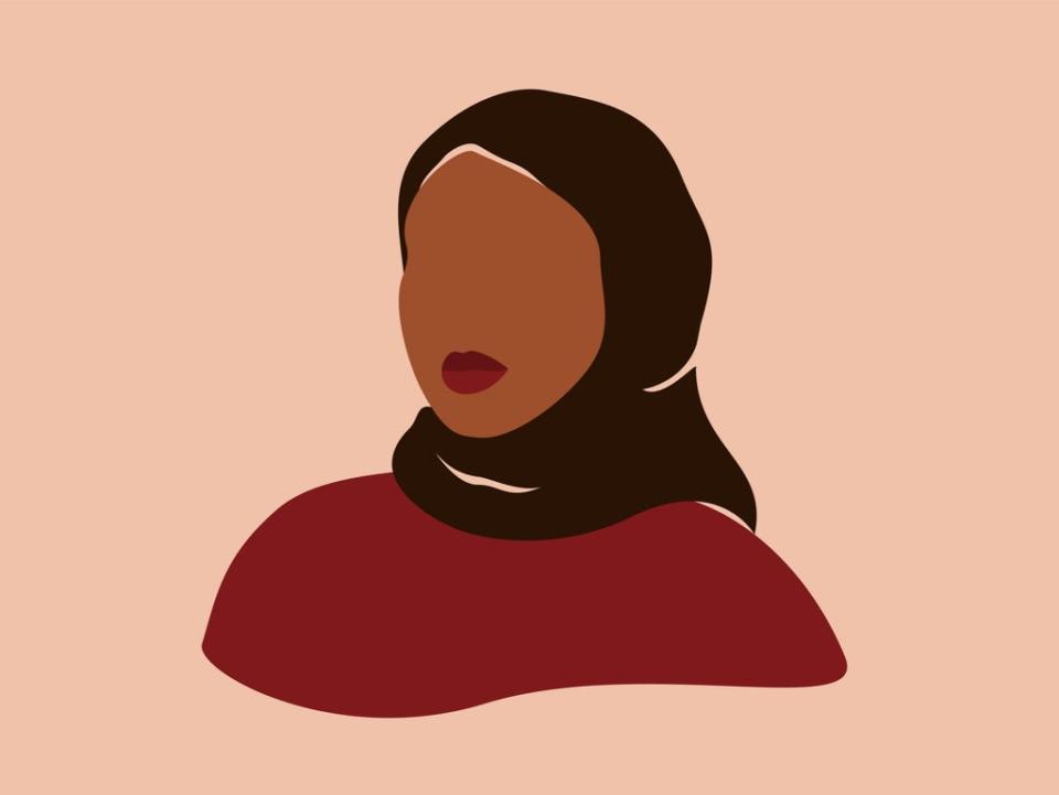 A silhouette of a Muslim woman wearing a hijab (Getty Images/iStockphoto)