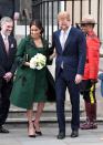 <p>Prince Harry and Meghan Markle attended a Commonwealth Youth Event at Canada House hand in hand. A very happy Meghan received flowers from a young fan. </p>