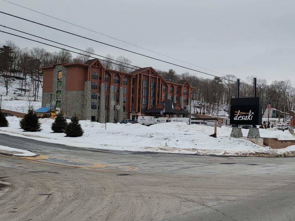 The Swiftwater on Route 611, as seen during construction on Jan. 22, 2024.