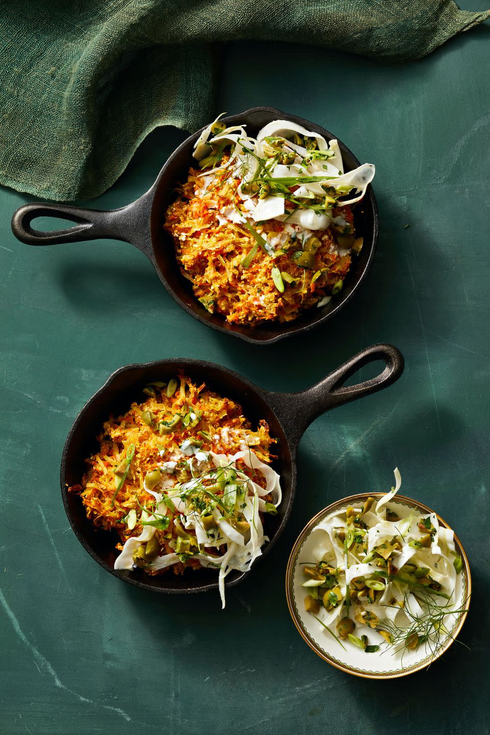 Crispy Skillet Carrot Latkes