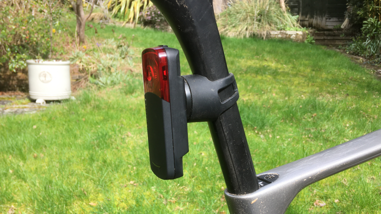  Bryton Gardia R300 Rear Light & Radar mounted on a bike 