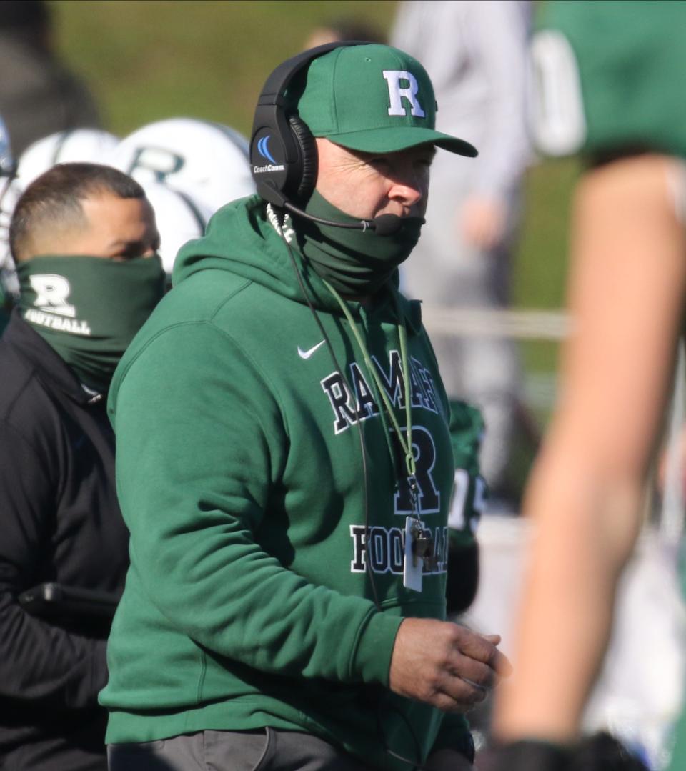 Coach Drew Gibbs and his Ramapo High School football squad are ranked #2.