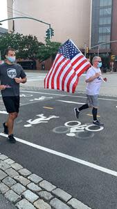 The Promise Run and Ride reminds the nation to never forget those who died and suffered on 9/11. More than 30 UPS employees ran together today in New York City to support the children of first responders and military members. More than 200 UPS employees, representing every U.S. state and seven countries, took part virtually.