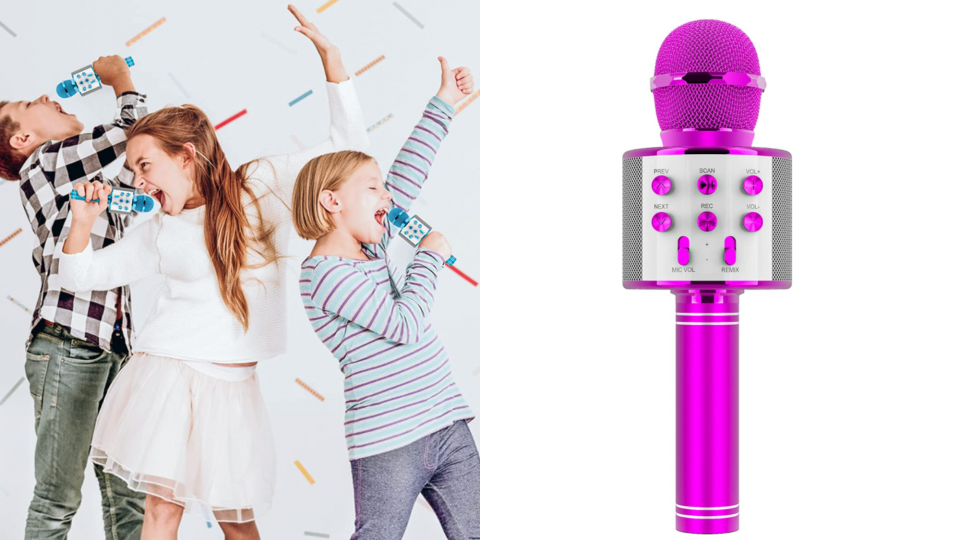 Valentine's gifts for kids: A kids' karaoke mic