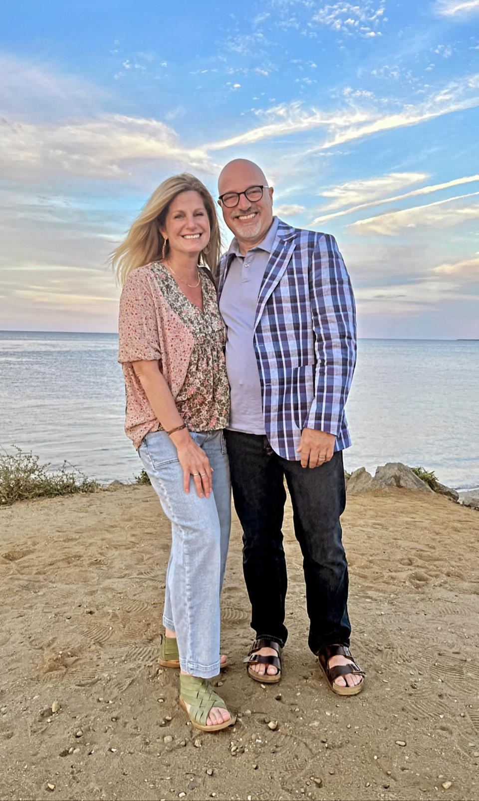 Writer Sarah Lemire and husband, Michael, in 2022. (Sarah Lemire)