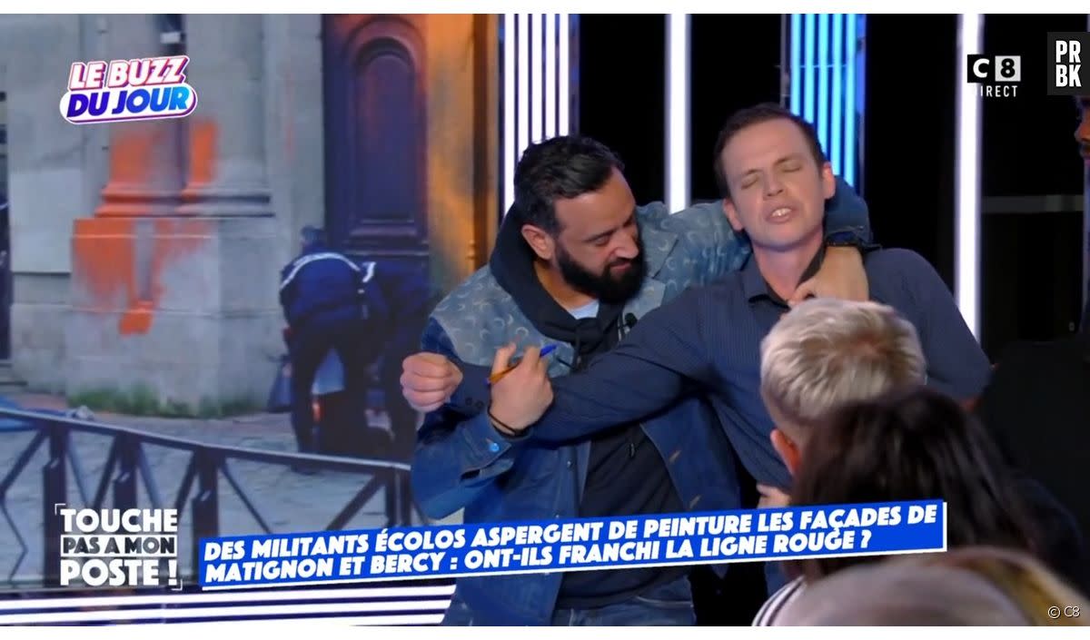 "Qu'est-ce que tu viens me faire chi*r ?" : grosse panique dans TPMP après l'irruption d'un spectateur sur le plateau, Hanouna en colère - C8