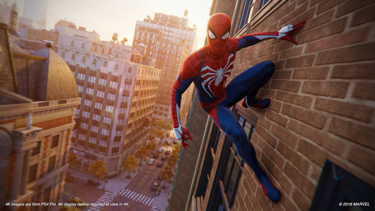 New York shines in Sony's new 'Spider-Man' game