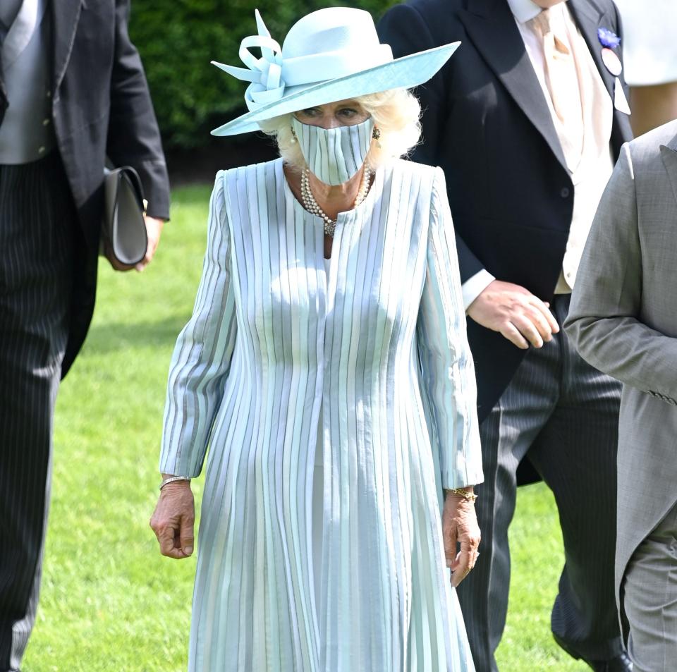 Camilla duchess of cornwall Bruce Oldfield royal ascot - Getty Images