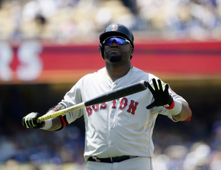 The Red Sox cancelled Tuesday's David Ortiz bobblehead giveaway. (Getty Images/Kevork Djansezian)
