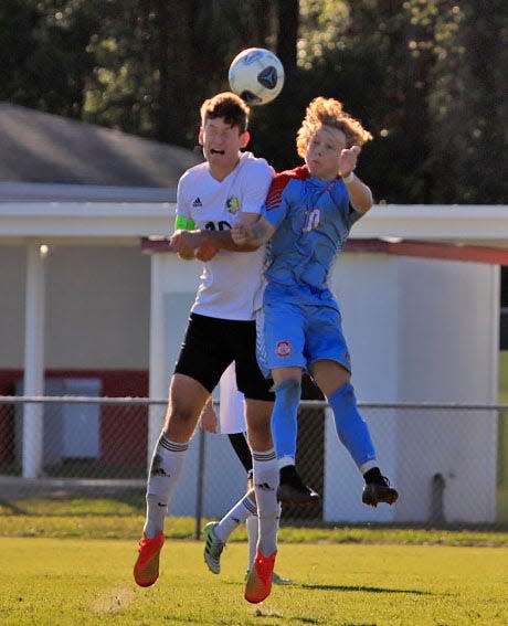 Seabreeze and Deland battle it out during the Five Star Conference Boys and Girls Soccer Tournament on Saturday, Jan.7th,2023.