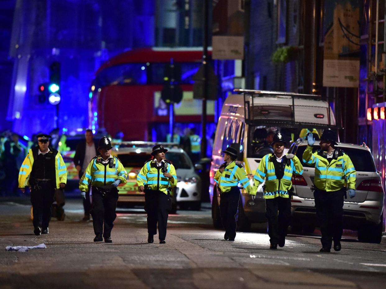 The dramatic increase in terror arrests was sparked by operations following the Westminster, Manchester, London Bridge, Finsbury Park and Parsons Green attacks: PA