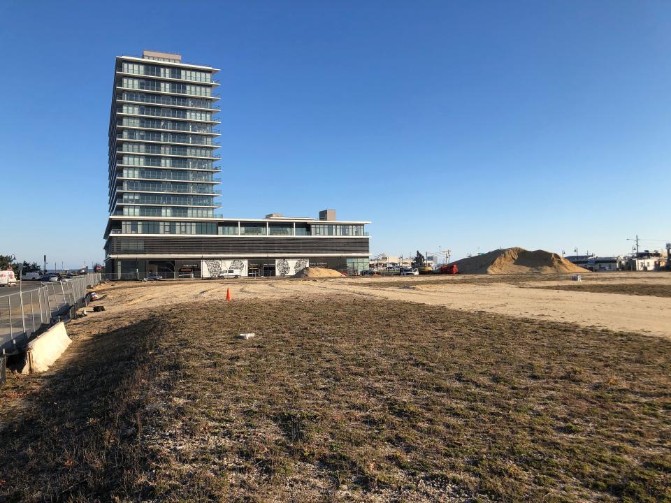 An empty lot off Kingsley Street in Asbury Park is slated the location of 226 multifamily units.