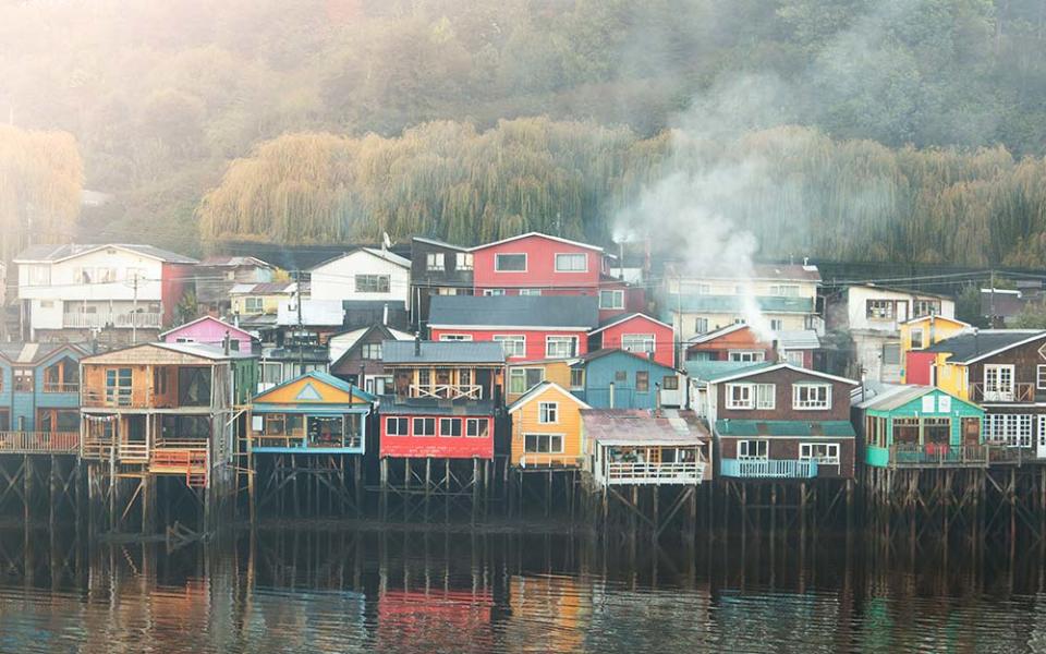 The stilted homes of Castro - PHILIP LEE HARVEY