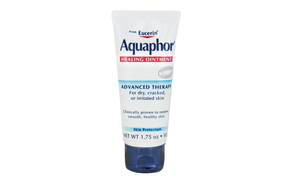 <p>Moisturise before toning with Aquaphor Healing Ointment. <a rel="nofollow noopener" href="https://www.amazon.co.uk/Aquaphor-Healing-Ointment-415-ml/dp/B006IB5T4W" target="_blank" data-ylk="slk:Amazon, £13.42;elm:context_link;itc:0;sec:content-canvas" class="link "><i>Amazon, £13.42</i></a><br><br></p>