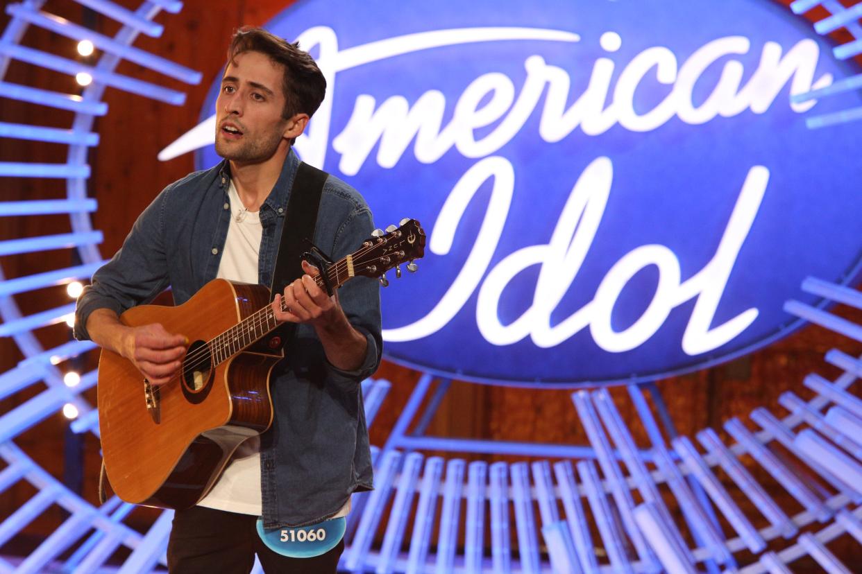 Ambridge High grad Eddie Erwin competing in the 2020 version of ABC's "American Idol."