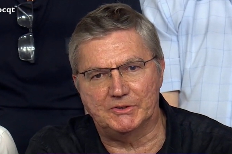 The Stoke-on-Trent resident shared his views with Fiona Bruce and the panel -Credit:BBC