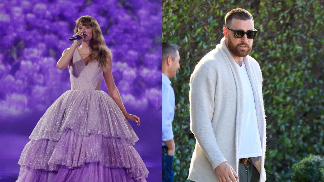 Travis Kelce (right) enjoyed his trip to Singapore when he came down to support girlfriend Taylor Swift during The Eras Tour. PHOTO: Getty Images