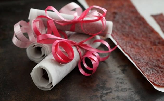 Instead of Gummy Treats, TRY: Sugar Free Strawberry Apple Fruit Roll-Ups