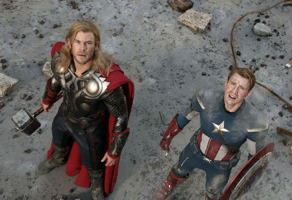 Bad Luck Chris Hemsworth: The Avengers Assemble Voted Most Overrated Film Of 2012