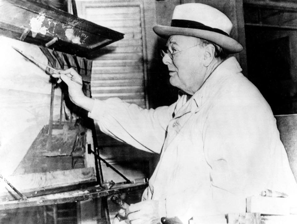 Churchill had only one regret in life: to have been a better painter - Credit: ALAMY