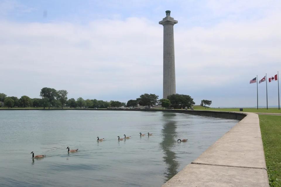 Perry's Victory and International Peace Memorial is among the area monuments honoring veterans.