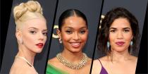 <p>In a return to a real red carpet, after last year's virtual event, the big stars of the small screen brought some serious glamour to the <a href="https://www.harpersbazaar.com/uk/fashion/g37658589/emmy-awards-2021-red-carpet-looks/" rel="nofollow noopener" target="_blank" data-ylk="slk:2021 Emmy Awards;elm:context_link;itc:0;sec:content-canvas" class="link ">2021 Emmy Awards</a>.</p><p>Stars wore elegant hairstyles and experimental make-up, with rainbow bright hues and reflective textures lending feelings of optimism and joy. Oh, how we've missed it.</p><p>Below, see Bazaar's 10 top beauty looks from Anya Taylor-Joy's intricate up-do, to Yara Shahidi's emerald eyes. And see the <a href="https://www.harpersbazaar.com/uk/fashion/g37658700/2021-emmy-awards-best-dressed/" rel="nofollow noopener" target="_blank" data-ylk="slk:10 best dressed;elm:context_link;itc:0;sec:content-canvas" class="link ">10 best dressed</a> from the ceremony, here.</p>