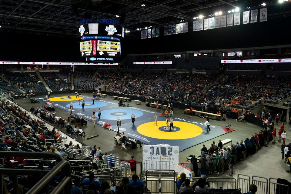 IHSAA state wrestling Bloomington connections, new location, how to
