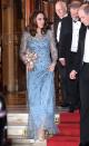 <p>Middleton wore a baby blue embellished Jenny Packham gown at the Royal Variety Performance at the Palladium Theatre in London.</p>