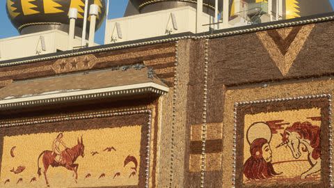 onion domes and corn mosaics