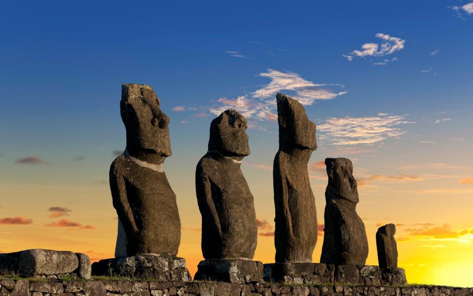 Easter Island Statues, Rapa Nui - Getty