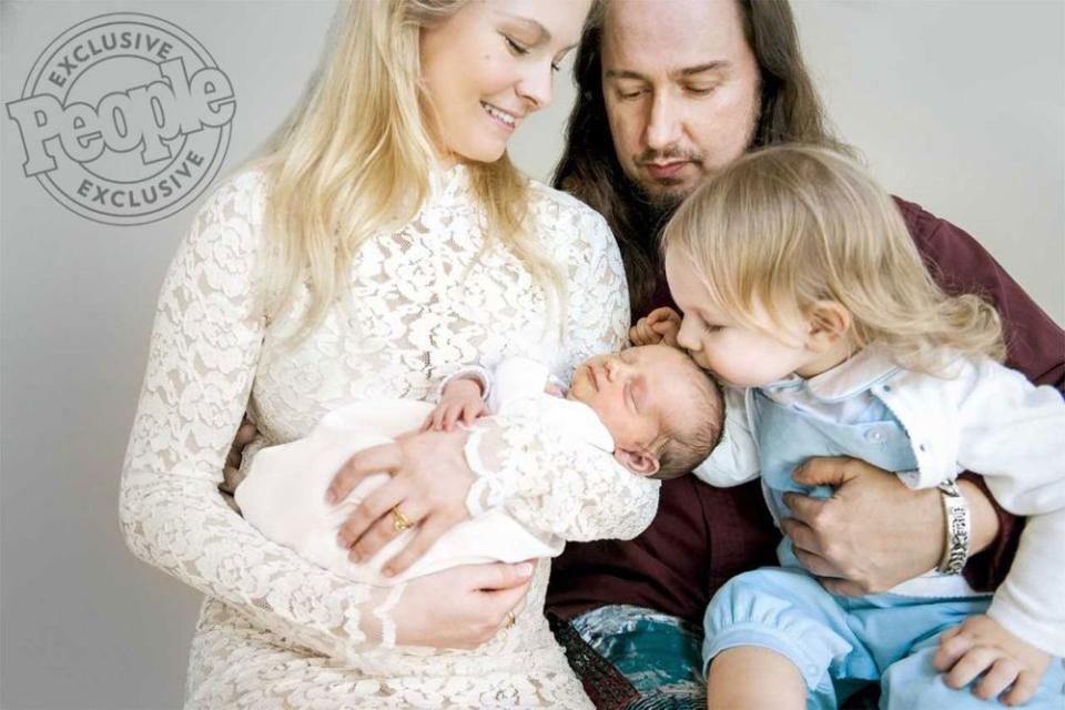 Roy Orbison Jr., wife Asa and sons Bo and Roy III