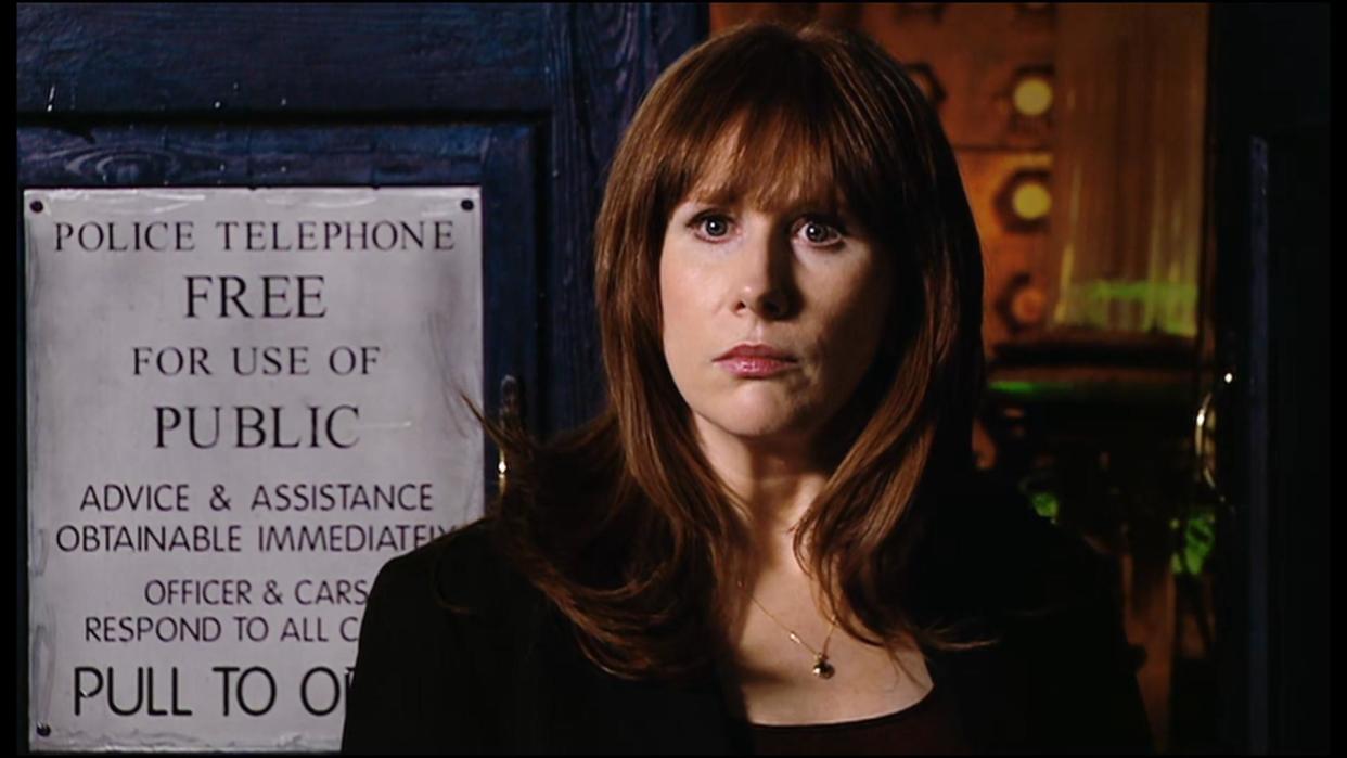 Donna Noble, as played by Catherine Tate, has been named the greatest modern Doctor Who companion. (BBC)