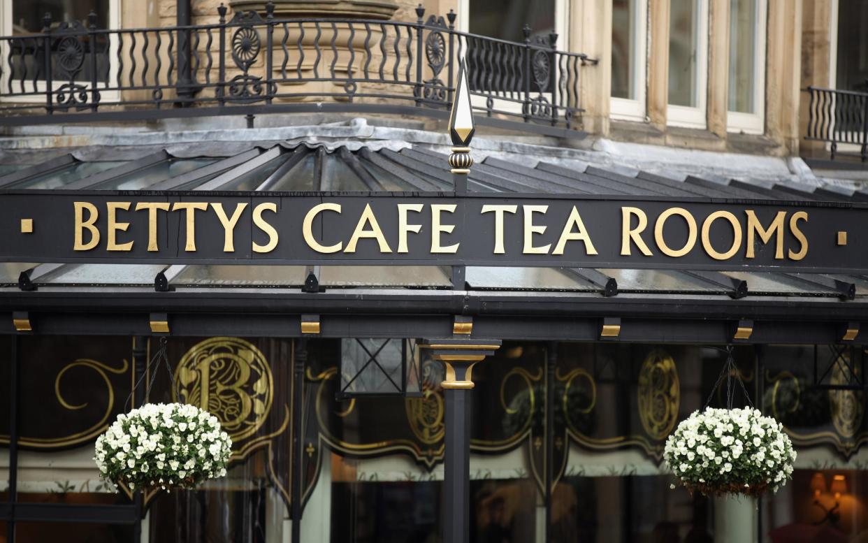 Long queues outside Bettys are akin to pre-lockdown levels - getty