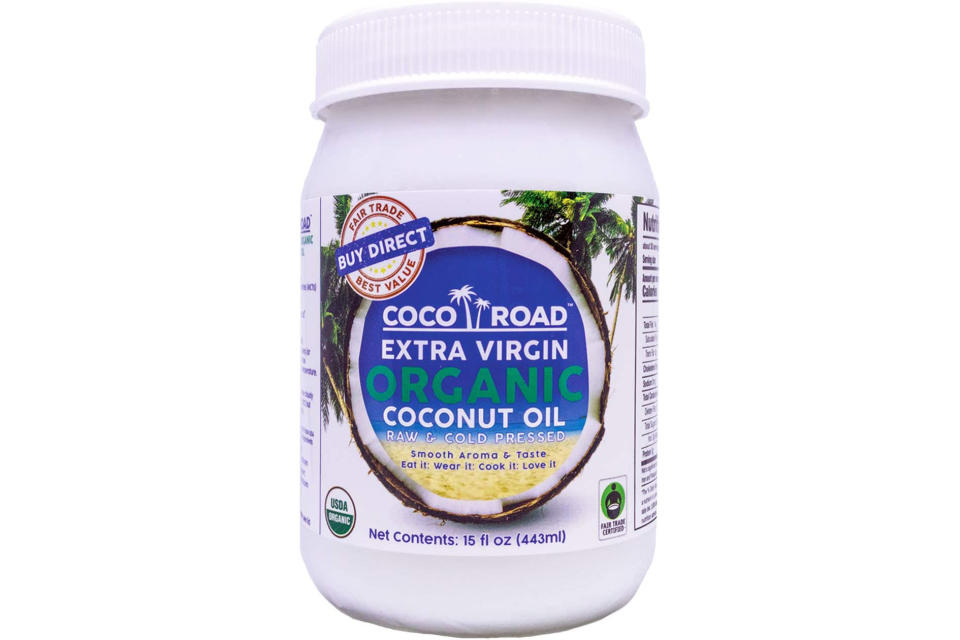 Coco Road Organic & Fair Trade Virgin Coconut Oil (15 Fl Oz). (Photo: Amazon SG)